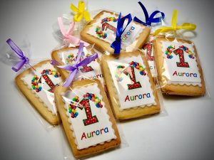 Galleta aniversario con dibujo